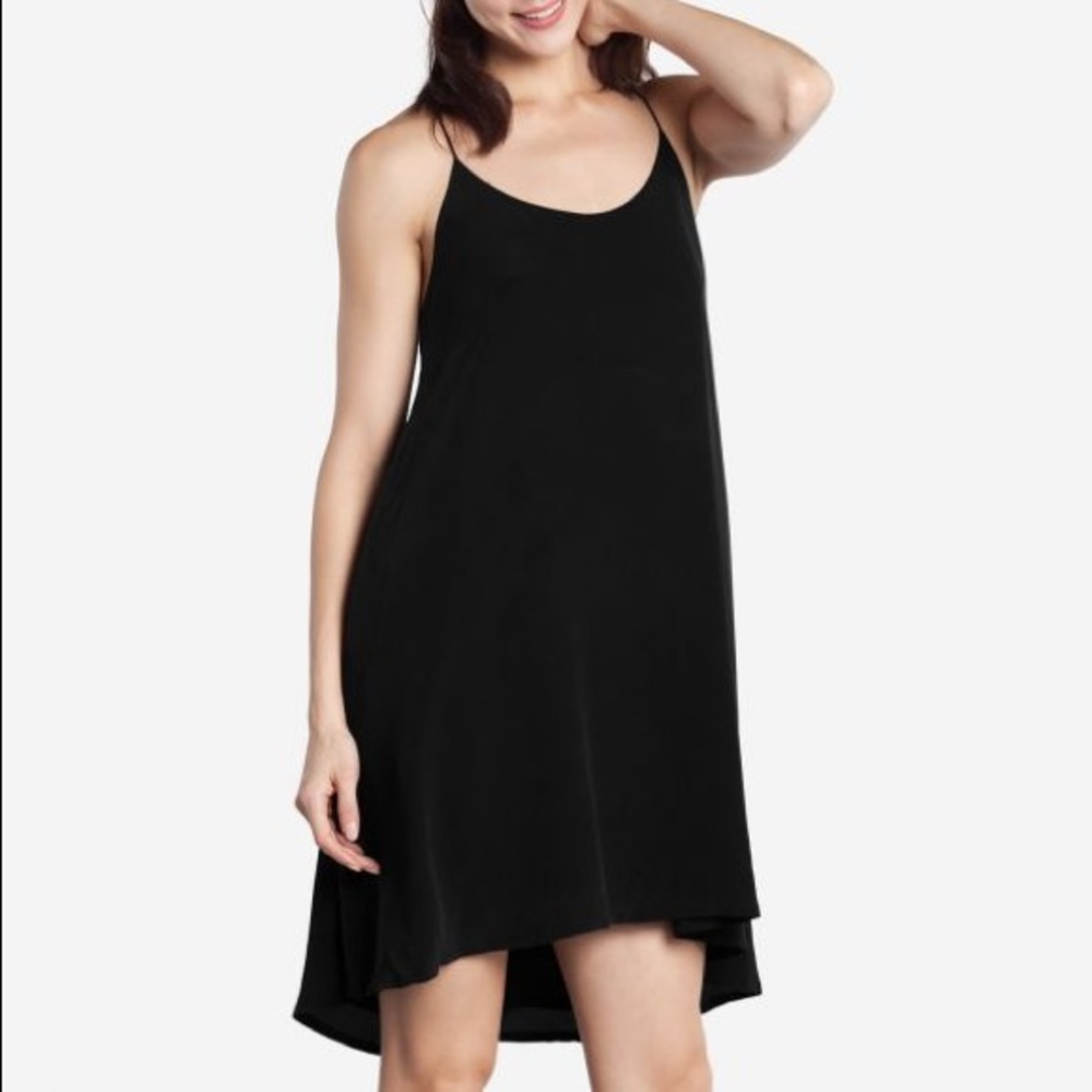 Grana Black Trapeze Dress